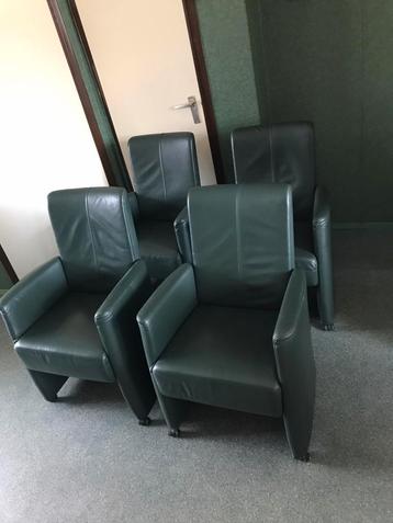 Groene 4 fauteuils