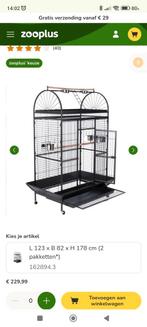 Grote papegaaien kooi, Dieren en Toebehoren, Vogels | Hokken en Kooien, Ophalen, Metaal, Vogelkooi