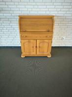 Houten secretaire met rolluik, Huis en Inrichting, Gebruikt, Klassiek, Eikenhout, Met deur(en)