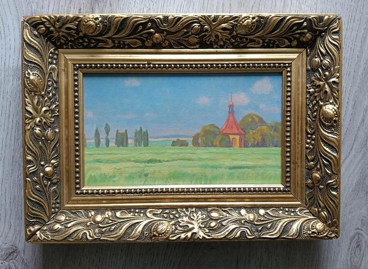 Přemysl - Jarní krajina (Čejovice) - Lente landschap - 1981, Antiek en Kunst, Kunst | Schilderijen | Klassiek, Ophalen of Verzenden