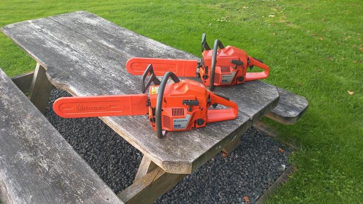 Husqvarna 55 kettingzaag. 53cc/ 3.3PK., Tuin en Terras, Hand-tuingereedschap, Zo goed als nieuw, Ophalen of Verzenden