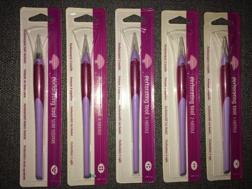 9x NIEUWE Perforating & Embossing Tools van PERGAMANO, Hobby en Vrije tijd, Knutselen, Nieuw, Gereedschap of Toebehoren, Ophalen of Verzenden