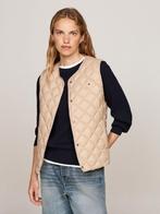 Tommy hilfiger dons quilted bodywarmer nieuw, Kleding | Dames, Bodywarmers, Ophalen of Verzenden, Nieuw, Maat 36 (S), Beige