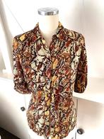 GESTUZ dierenprint bruintinten blouse 36 zgan CHCS, Bruin, Ophalen of Verzenden, Zo goed als nieuw, Gestuz