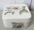 Porseleinen dekseldoosje, a Royal Worcester Company Palissy, Ophalen of Verzenden