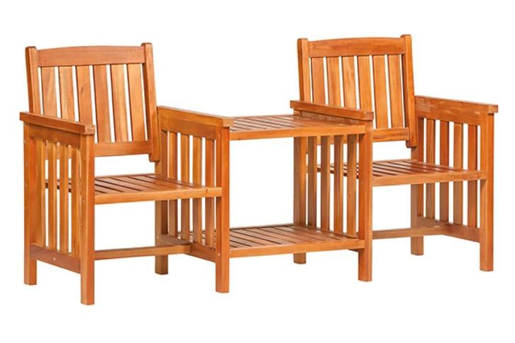 Tuinbank hardhout loveseat, Tuin en Terras, Tuinbanken, Nieuw, Hout, Ophalen