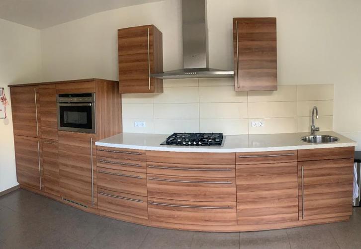 Goed onderhouden keuken te koop!, Huis en Inrichting, Keuken | Complete keukens, Gebruikt, Overige typen, Bruin, Kunststof, Ophalen