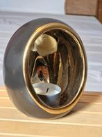 Waxinelichthouder 'ei' zwart goud, Huis en Inrichting, Ophalen, Nieuw, Zwart, Minder dan 25 cm