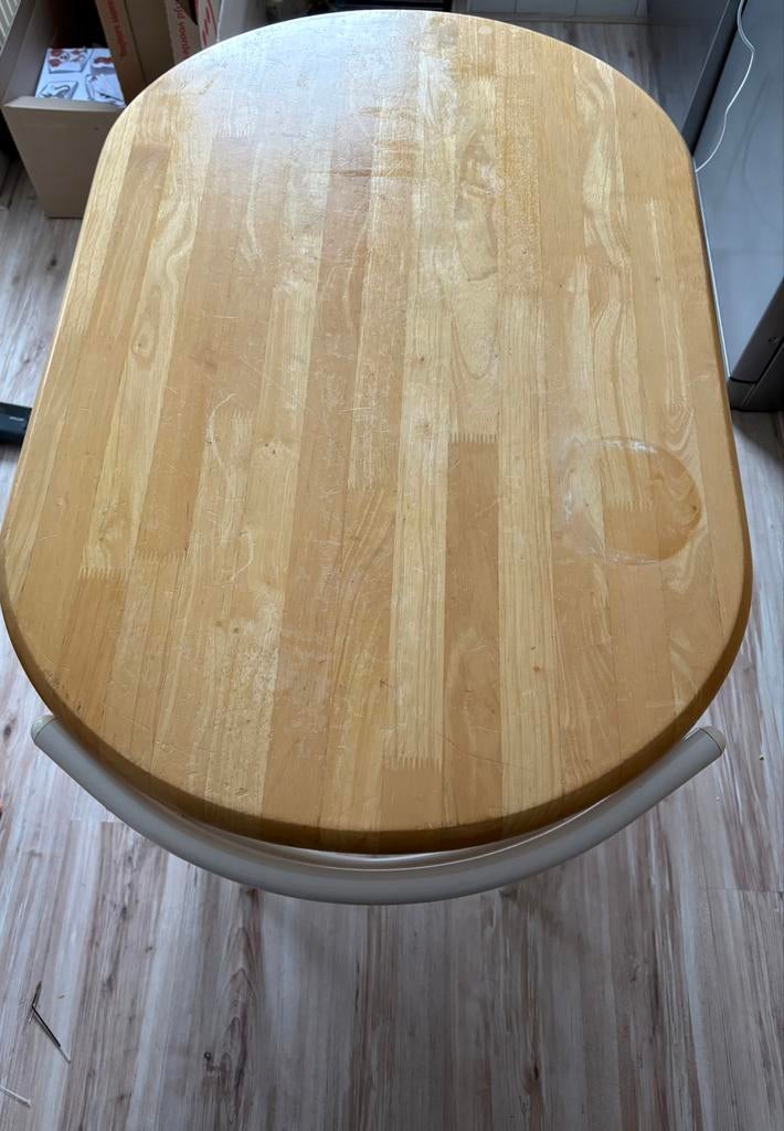 Keuken tafel/ eethoek, Huis en Inrichting, Ophalen of Verzenden, Zo goed als nieuw, Rechthoekig, 50 tot 100 cm