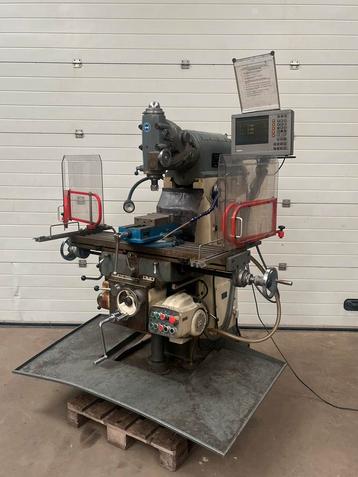 Freesbank freesmachine freesbank Huvema FBP 44 draaibank beschikbaar voor biedingen