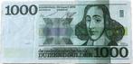 1000 gulden Spinoza, Postzegels en Munten, Ophalen of Verzenden, 1000 gulden, Los biljet