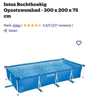 Zembad inclusief afdekzeil & filterpomp beschikbaar voor biedingen