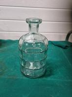 vaasfles glas geblokt spaans, Ophalen of Verzenden