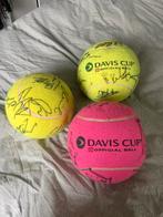 Grote tennisballen met handtekeningen, Sport en Fitness, Tennis, Overige merken, Ballen, L00, Ophalen of Verzenden