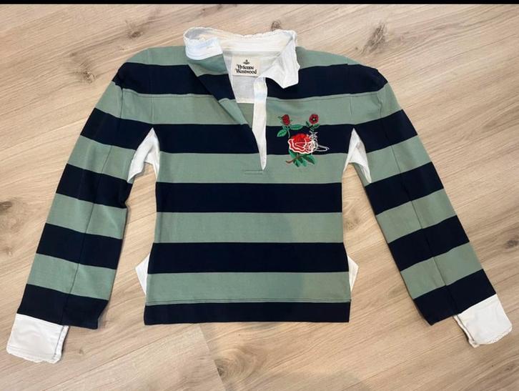 Vivienne Westwood rugby sweater S, Kleding | Dames, Truien en Vesten, Zo goed als nieuw, Maat 36 (S), Blauw, Ophalen of Verzenden