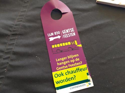 Connexion folder Gentse Feesten busdienst, Verzamelen, Spoorwegen en Tramwegen, Zo goed als nieuw, Bus of Metro, Overige typen