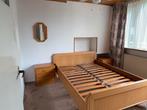 Prachtig eiken 2 persoons ledikant met nachtkastjes, Huis en Inrichting, Ophalen, Zo goed als nieuw, Tweepersoons