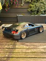 HPI Porsche 1:10 gun metallic body, Gebruikt, Ophalen of Verzenden, Schaal 1:10, Auto onroad