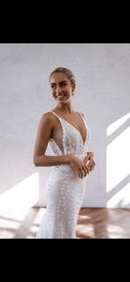 Made With Love trouwjurk HARLOW size 6 ongedragen, Ophalen, Zo goed als nieuw, Wit, Trouwjurk