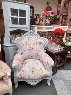Mooie brocante barok fauteuile geheel opnieuw gestoffeerd, Ophalen of Verzenden