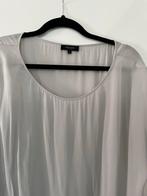 Claudia Sträter Zijden Top - Maat 44 - Grijs, Kleding | Dames, Tops, Verzenden, Maat 42/44 (L), Zo goed als nieuw, Korte mouw