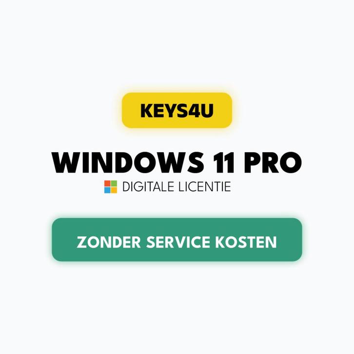 Windows 11 Pro Key Licentie Code - Direct Geleverd, Computers en Software, Besturingssoftware, Nieuw, Windows, Verzenden