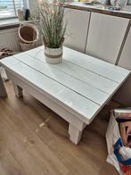 Brocante Salontafel Wit - Afmetingen Zie Foto, Huis en Inrichting, Tafels | Salontafels, Ophalen, Gebruikt, 100 tot 150 cm, Grenenhout