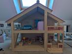 Pintoy Houten Poppenhuis -  met Meubels, Ophalen, Gebruikt, Poppenhuis