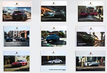 Porsche Taycan Panamera Macan Cayenne brochures NL beschikbaar voor biedingen