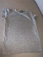 Basic grijs shirtje T-shirt grijze 128 134, Verzenden, Gebruikt, Meisje, Shirt of Longsleeve