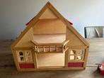 Houten speelhuis met toebehoren, Ophalen, Zo goed als nieuw, Hout