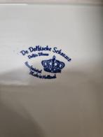 cakeschaal delfts blauw handgemaakt, Antiek en Kunst, Ophalen of Verzenden