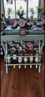 Sidetable wijnrek kast dienblad, Ophalen, 25 tot 50 cm, Rechthoekig