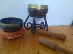 Set van 2 Tibetaanse klankschalen, Ophalen, Melodische percussie