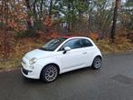 Fiat 500 1.2 C 2012 Wit, Auto's, Voorwielaandrijving, 4 cilinders, Leder en Stof, Wit