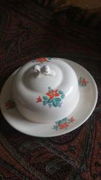 Mooie gave botervloot van merk P Regout oranje bloempje, Ophalen of Verzenden