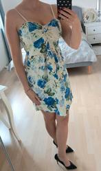 Zomerjurk met bloemen, maat XS/S, Overige kleuren, Ophalen of Verzenden, Zo goed als nieuw, Maat 34 (XS) of kleiner