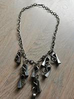 Retro korte ketting van hoefnagels, Ophalen of Verzenden, Zo goed als nieuw, Zilver, Overige materialen