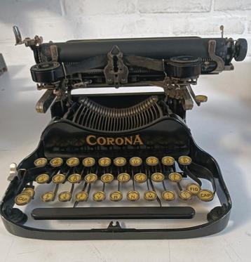 Corona opvouwbare typemachine in koffer anno 1917 beschikbaar voor biedingen