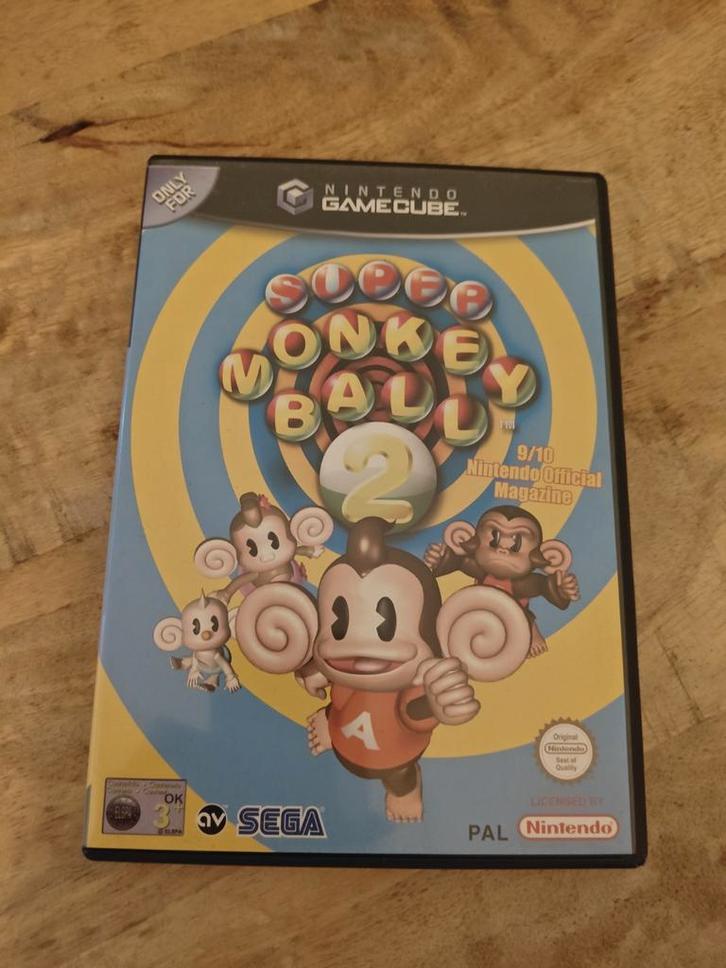 Super Monkey Ball 2 - Gamecube, Spelcomputers en Games, Games | Nintendo GameCube, Gebruikt, Platform, 1 speler, Vanaf 3 jaar