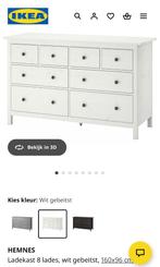 Hemnes kast wit, Huis en Inrichting, Ophalen, 5 laden of meer, 150 tot 200 cm, Zo goed als nieuw