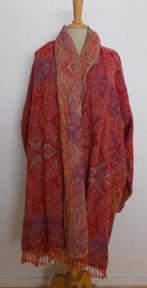 Pashmina/paisley print 100% wol mooi vest/poncho/jas! L/XL, Verzenden, Zo goed als nieuw, Maat 42/44 (L), Overige kleuren