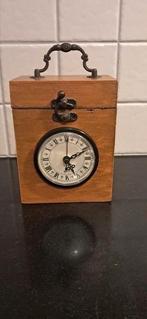 Deco Klokdoos:, Huis en Inrichting, Woonaccessoires | Klokken, Ophalen of Verzenden, Zo goed als nieuw, Wandklok