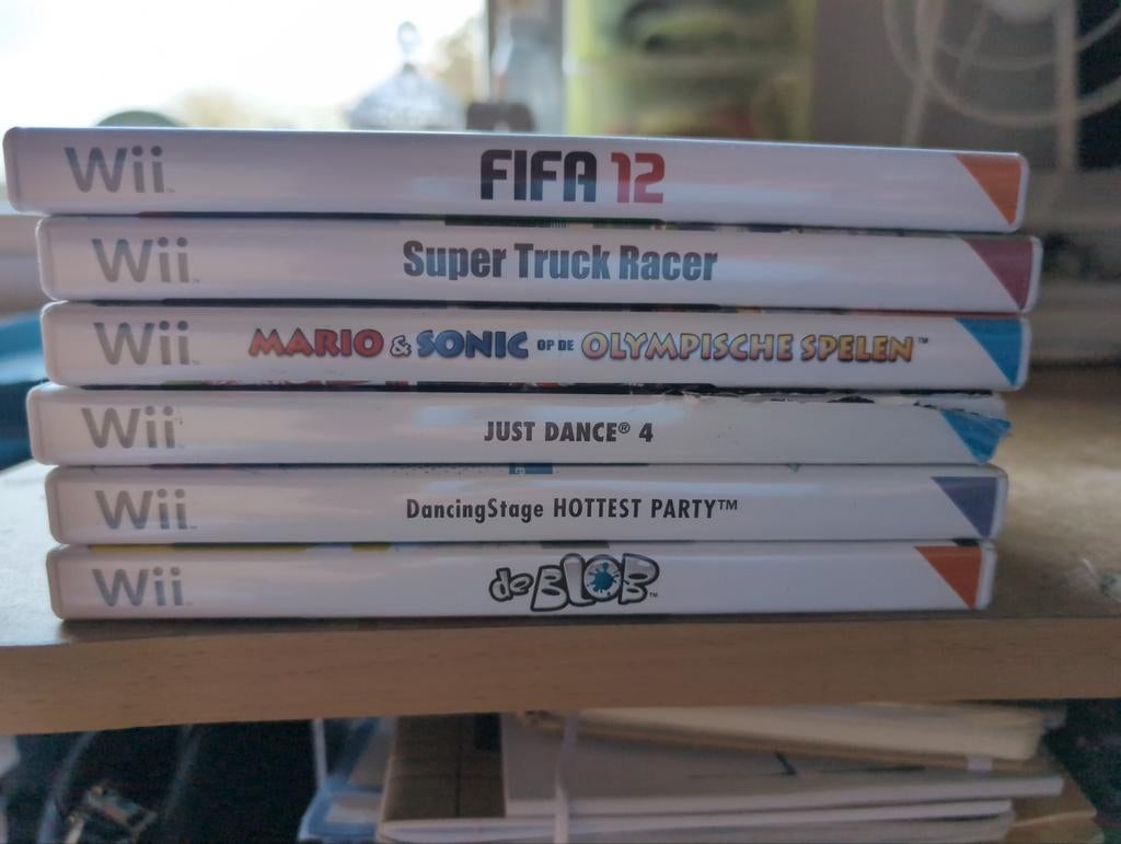 Wii Games - FIFA, Mario & Sonic, Just Dance, meer!, Gebruikt, 1 speler, Ophalen of Verzenden, Eén computer