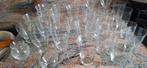 Diverse antieke geslepen glazen 28 en 3 vaasjes, Antiek en Kunst, Antiek | Glas en Kristal, Ophalen