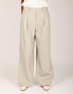 IN NIEUWSTAAT! Aimee the Label Lux 2 broek grijs plooien S, Verzenden, Zo goed als nieuw, Maat 36 (S), Aimee the Label