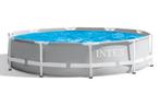 Mooi Intex zwembad met toebehoren, Tuin en Terras, Zwembaden, 300 cm of meer, 200 tot 400 cm, Rond, Gebruikt