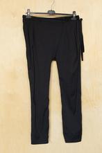 Patrizia Pepe zwarte pantalon, broek met zachte katoen, 40 M, Kleding | Dames, Broeken en Pantalons, Lang, Maat 38/40 (M), Ophalen of Verzenden