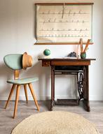 Antiek schrijftafel/bureau/naaimachinemeubel SINGER werkplek, Ophalen, Gebruikt, Nvt, Bureau