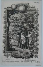 Adam & Eva kunstdruk of print of ets gravure, Ophalen of Verzenden